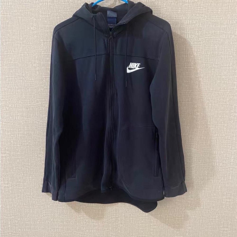 Nike Men's Black Windbreaker Jacket